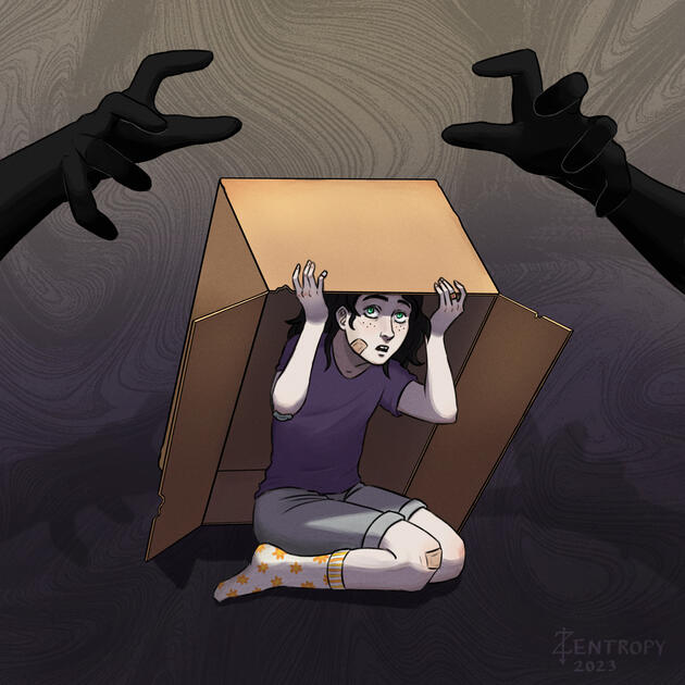 &quot;Can I hide inside the box, even if just for a while?&quot;